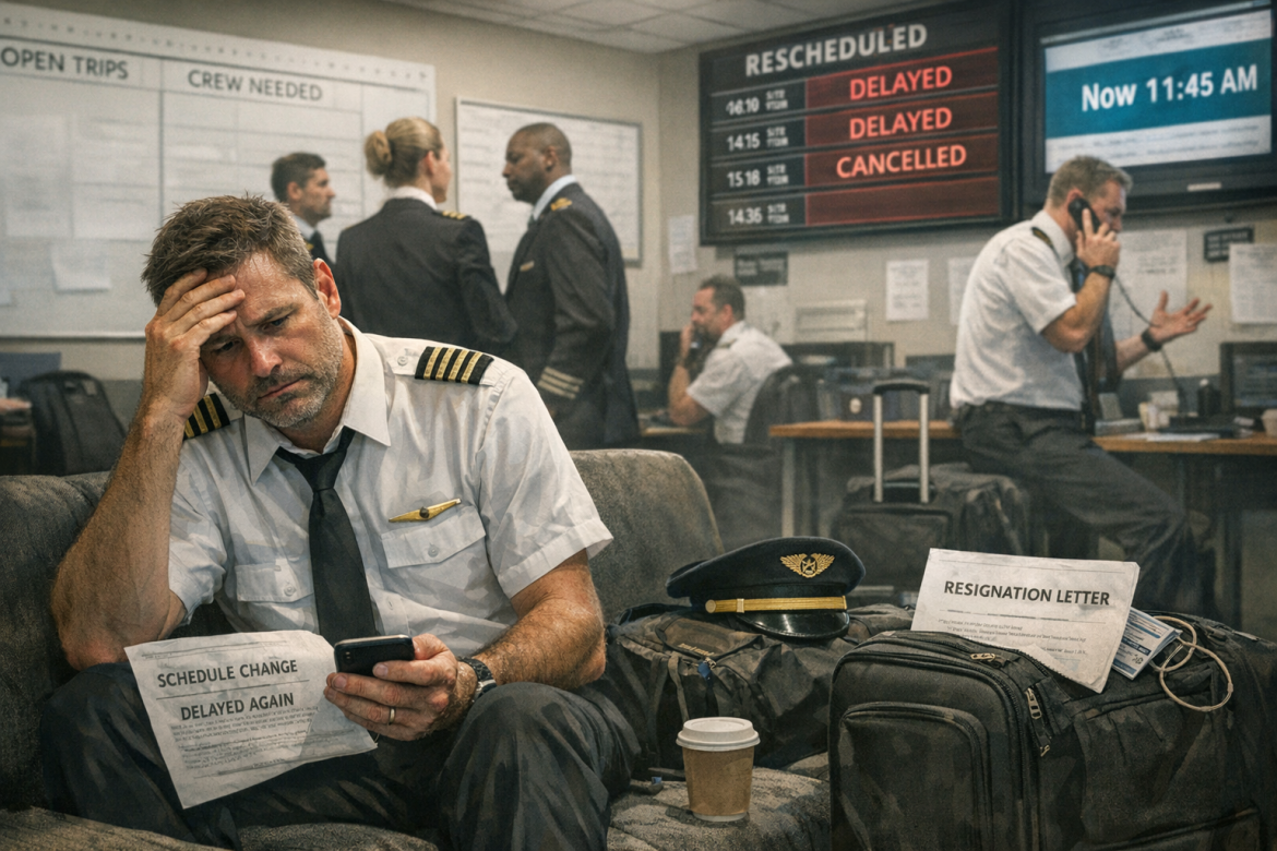 How Scheduling Volatility Impacts Pilot Retention